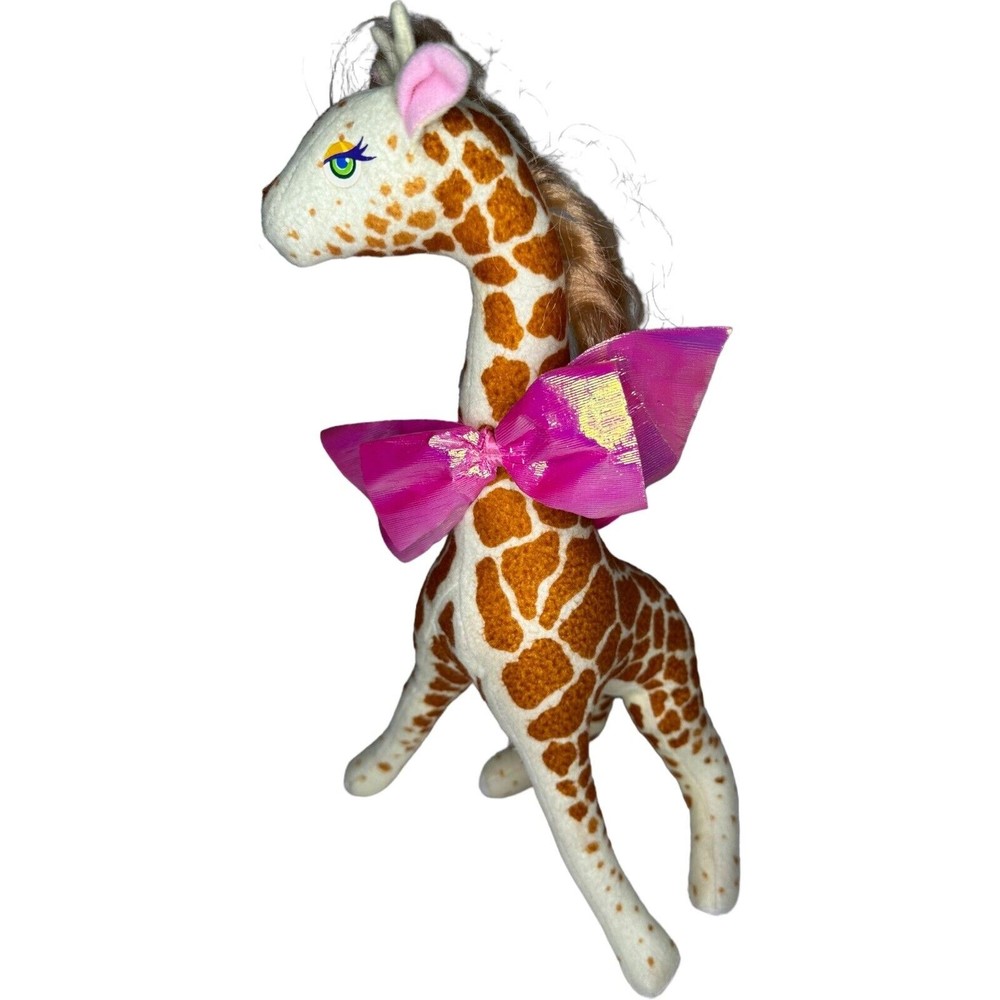 VTG 1988 Ginger Giraffe Stuffed Animal Lovin' Barbie Mattel Orange Beige 12" Toy